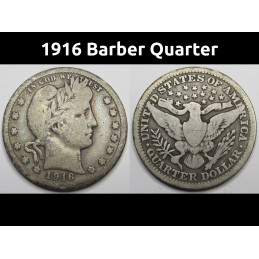 1916 Barber Quarter -...