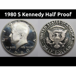 1980 S Kennedy Half Dollar...