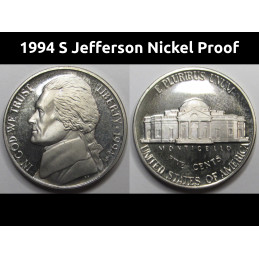 1994 S Jefferson Nickel...