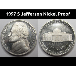 1997 S Jefferson Nickel...
