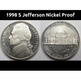 1998 S Jefferson Nickel...