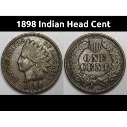 1898 Indian Head Cent -...