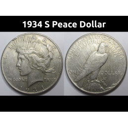 1934 S Peace Dollar - lower...