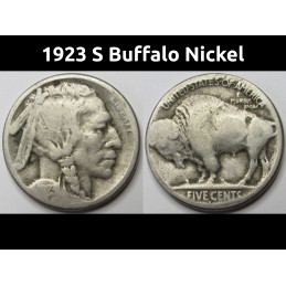 1923 S Buffalo Nickel - old...