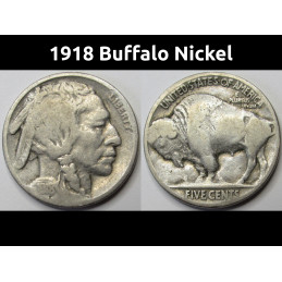 1918 Buffalo Nickel -...