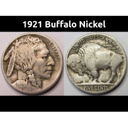 1921 Buffalo Nickel -...