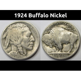1924 Buffalo Nickel -...