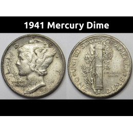 1941 Mercury Dime - old...