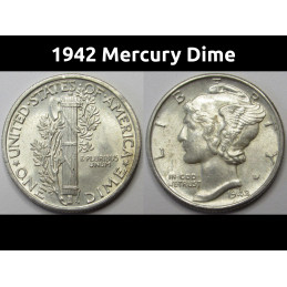 1942 Mercury Dime - antique...