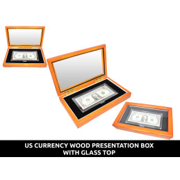 Wood presentation box for...