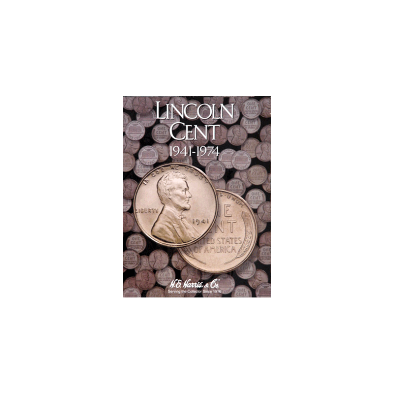 H.E. Harris Coin Folders for US Pennies / Cents Indian, Lincoln Wheat