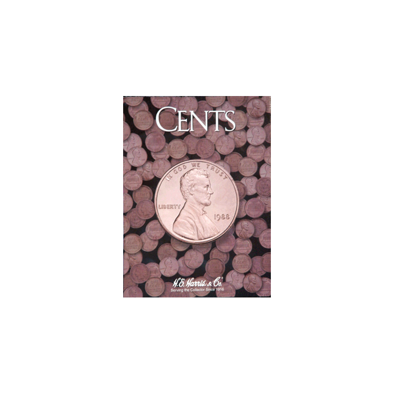 H.E. Harris Coin Folders for US Pennies / Cents Indian, Lincoln Wheat