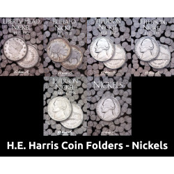 H.E. Harris Coin Folders...