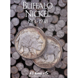 H.E. Harris Coin Folders for US Nickels - Liberty 'V', Buffalo / Indian Head, Jefferson - You Pick