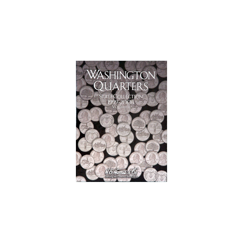 H.E. Harris Coin Folders for US Quarters Standing Liberty, Washington