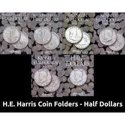 H.E. Harris Coin Folders...