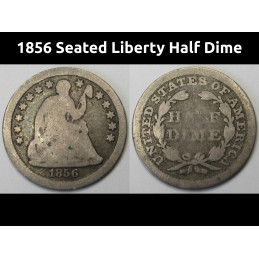 1856 Seated Liberty Half...