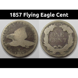 1857 Flying Eagle Cent -...
