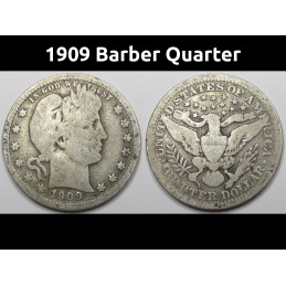 1909 Barber Quarter - old...