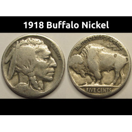 1918 Buffalo Nickel - old...