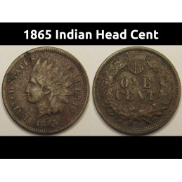 1865 Indian Head Cent - old...