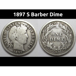 1897 S Barber Dime - better...