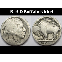 1915 D Buffalo Nickel -...