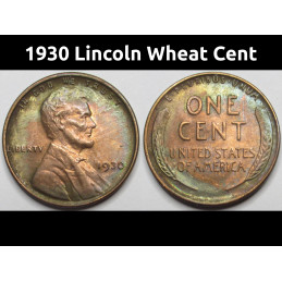 1930 Lincoln Wheat Cent -...
