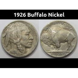 1926 Buffalo Nickel -...