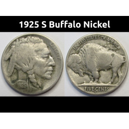 1925 S Buffalo Nickel - old...