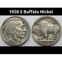 1928 S Buffalo Nickel -...