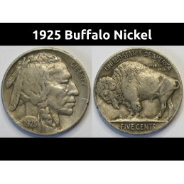 1925 Buffalo Nickel -...