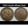 1920 Lincoln Wheat Cent - higher grade old American penny