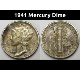 1941 Mercury Dime - higher...