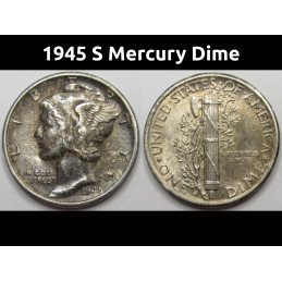 1945 S Mercury Dime - old...