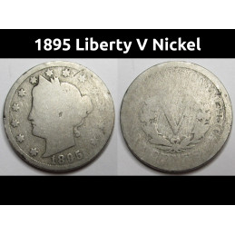 1895 Liberty V Nickel - old...