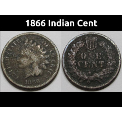 1866 Indian Head Cent - old...