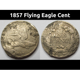 1857 Flying Eagle Cent -...