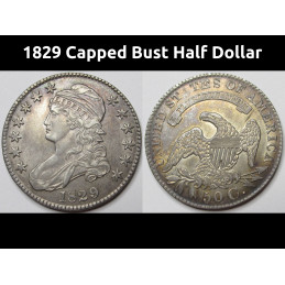 1829 Capped Bust Half...