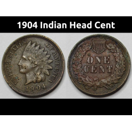 1904 Indian Head Cent -...