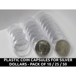 Silver Dollar sized Plastic...
