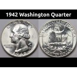 1942 Washington Quarter -...
