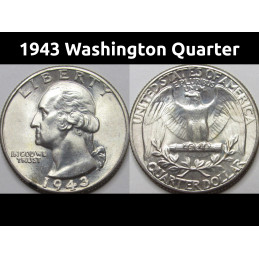 1943 Washington Quarter -...