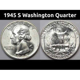 1945 S Washington Quarter -...
