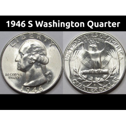 1946 S Washington Quarter -...