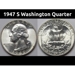 1947 S Washington Quarter -...