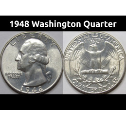 1948 Washington Quarter -...