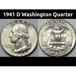 1941 D Washington Quarter -...