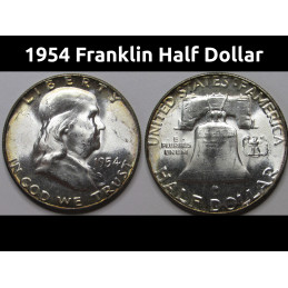 1954 Franklin Half Dollar -...