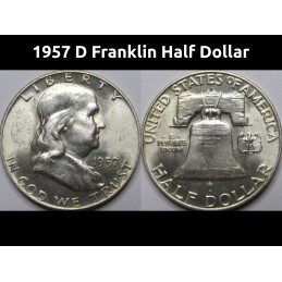 1957 D Franklin Half Dollar